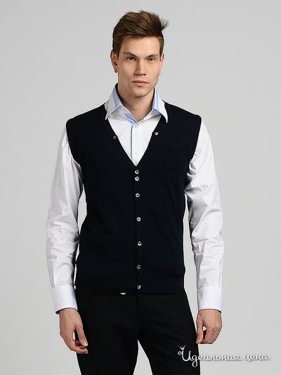 Жилет Takeshy Kurosawa, цвет цвет темно-синий