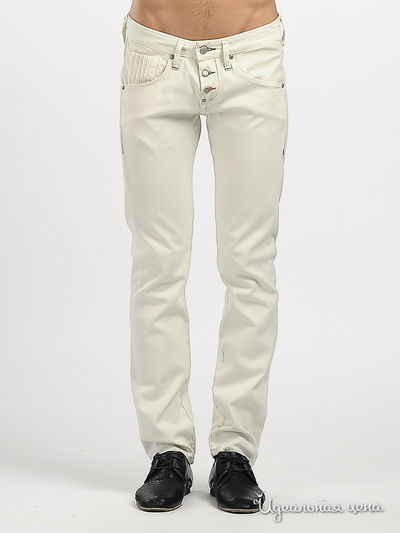 Джинсы Takeshy Kurosawa, цвет цвет белый