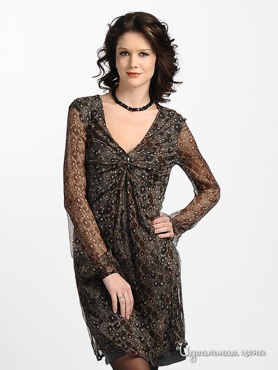 Платье Gaudi, цвет цвет коричневый