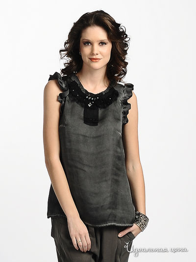 Блузка Gaudi, цвет цвет серый