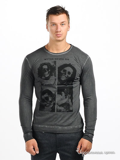 Лонгслив Gaudi, цвет цвет темно-серый