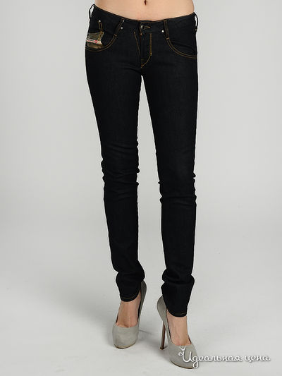 Джинсы Diesel, цвет цвет черно-синий