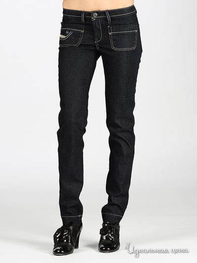 Джинсы Diesel, цвет цвет черно-синий