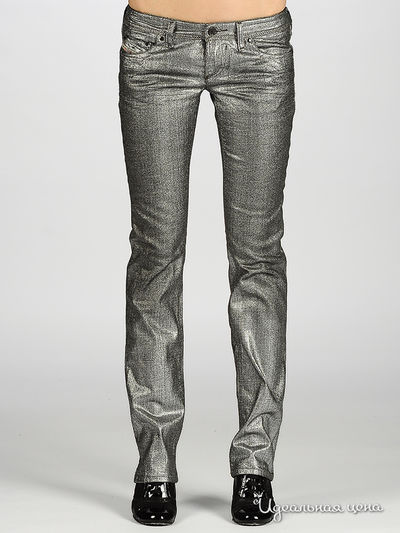 Джинсы Diesel, цвет цвет серебряный