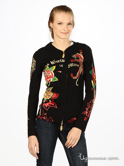 Олимпийка Ed Hardy, цвет цвет чёрный