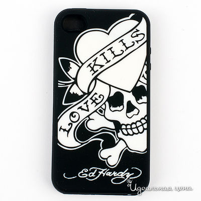 Чехол Ed Hardy, цвет цвет черный/белый