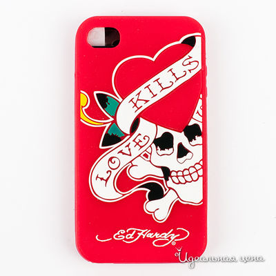 Чехол Ed Hardy, цвет цвет красный