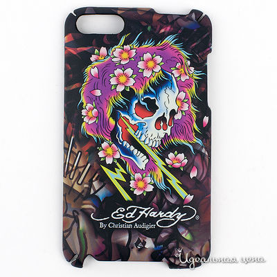 Чехол Ed Hardy, цвет цвет серый / фиолетовый