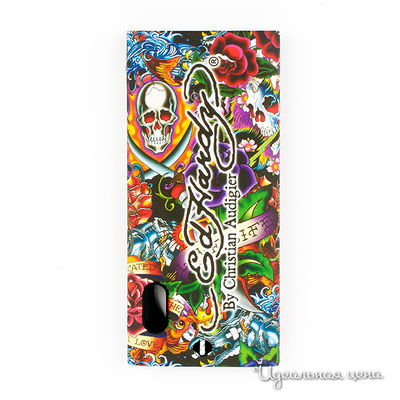 Чехол Ed Hardy, цвет цвет фиолетовый / оранжевый