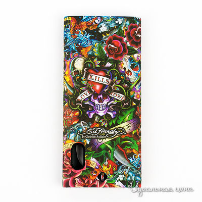 Чехол Ed Hardy, цвет цвет фиолетовый / оранжевый