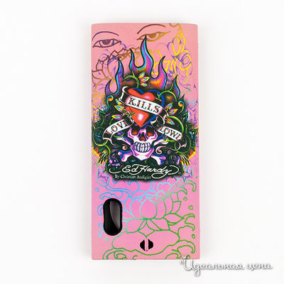 Чехол Ed Hardy, цвет цвет розовый
