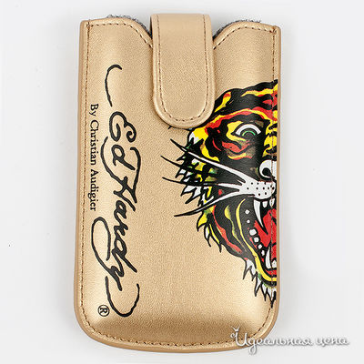 Чехол Ed Hardy, цвет цвет золотистый