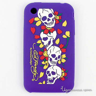 Чехол Ed Hardy, цвет цвет фиолетовый