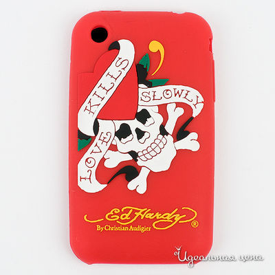 Чехол Ed Hardy, цвет цвет красный