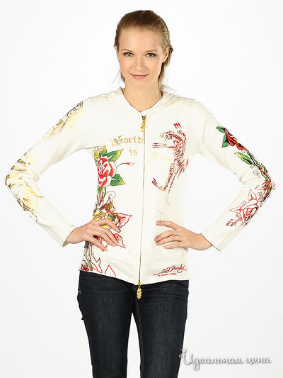 Олимпийка Ed Hardy, цвет цвет коричневый