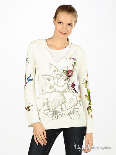 Джемпер Ed Hardy, цвет цвет белый