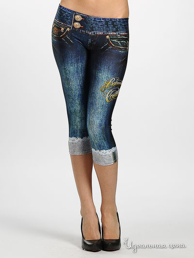 Леггинсы Rock Star, цвет цвет синий