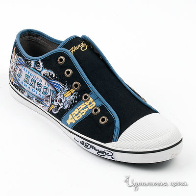 Кеды Ed Hardy, цвет цвет морской волны