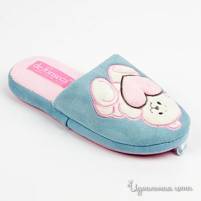 Тапочки De Fonseca, цвет цвет голубой