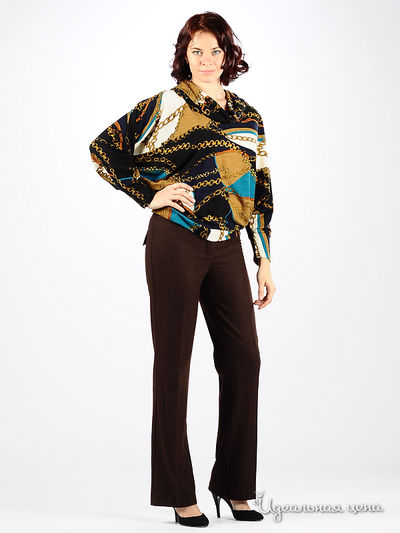 Брюки MadamT, цвет цвет коричневый