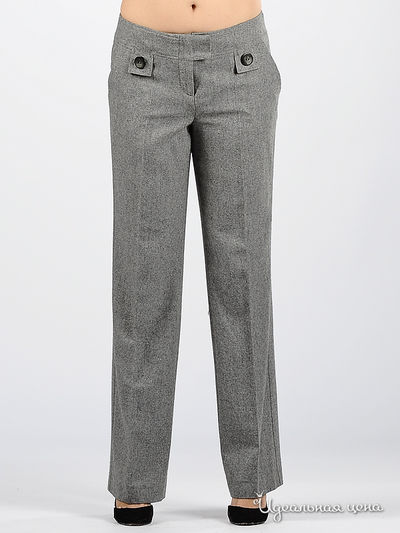 Брюки MadamT, цвет цвет серый