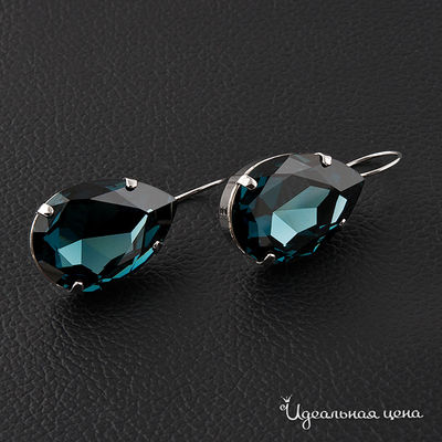 Серьги Malu, цвет цвет зелёно-голубой