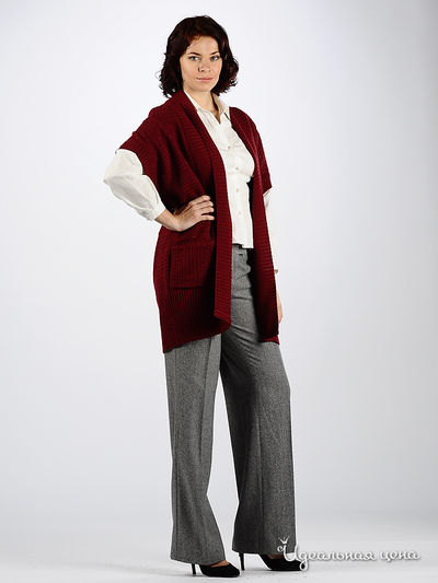Кардиган MadamT, цвет цвет бордовый
