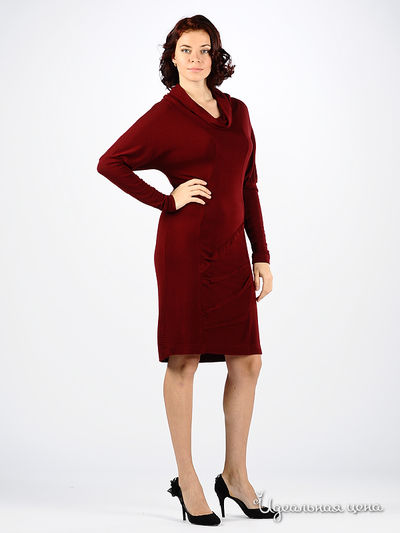 Платье MadamT, цвет цвет бордовый