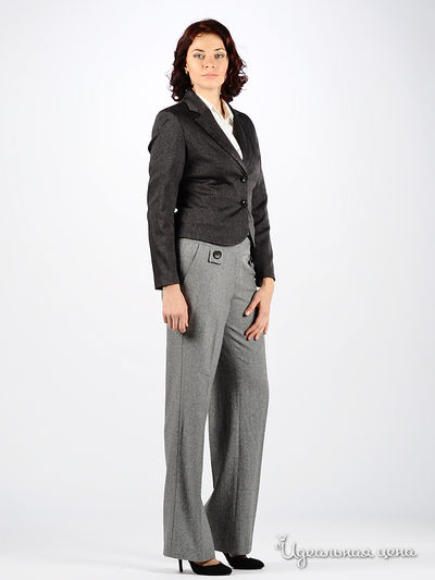 Жакет MadamT, цвет цвет серый