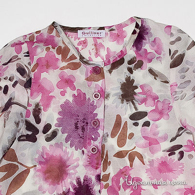 Блуза Gulliver для девочки, цвет мультиколор, рост 92-122 см