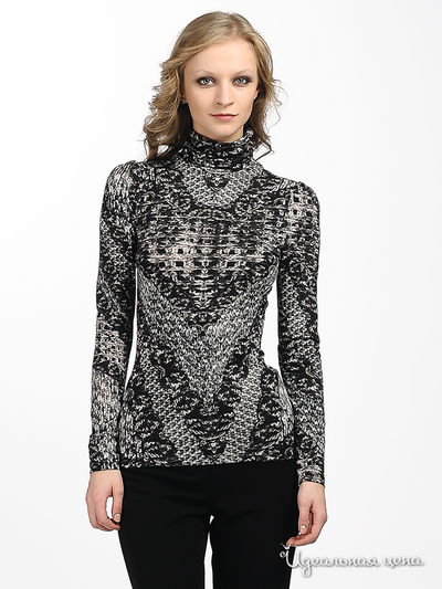 Водолазка Argent, цвет цвет черный / коричневый / молочный