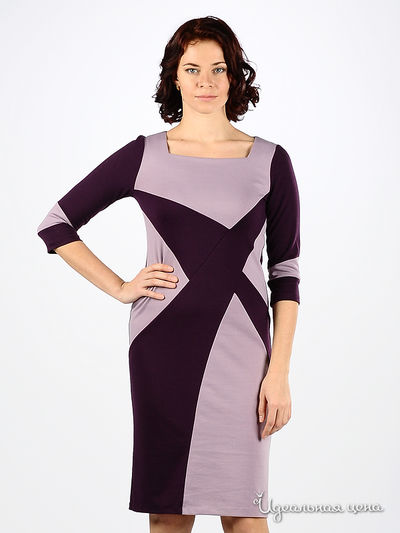 Платье MadamT, цвет цвет сиреневый