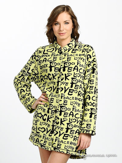 Халат Massana, цвет цвет салатовый / черный