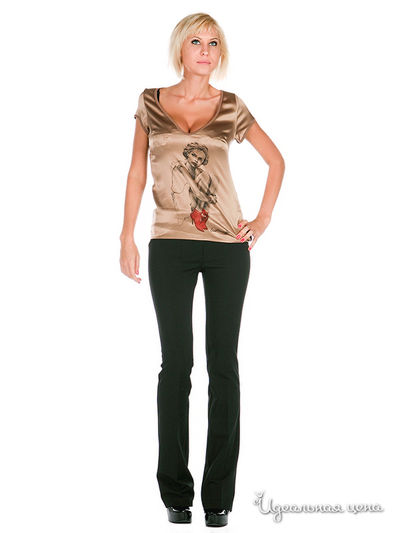 Блуза SOCIETA&ATOS LOMBARDINI, цвет цвет коричневый