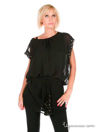 Туника SOCIETA&ATOS LOMBARDINI, цвет цвет черный