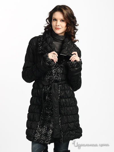 Полупальто XcluSive&Soho, цвет цвет черный