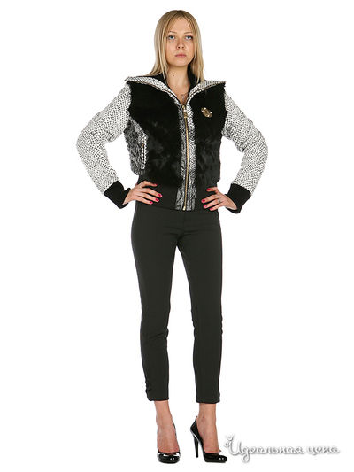 Куртка SOCIETA&ATOS LOMBARDINI, цвет цвет черный / белый