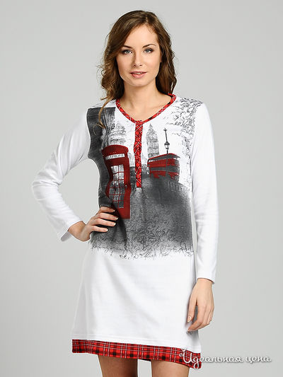 Платье Massana, цвет цвет белый / красный