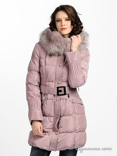 Полупальто XcluSive&Soho, цвет цвет нежно сиреневый