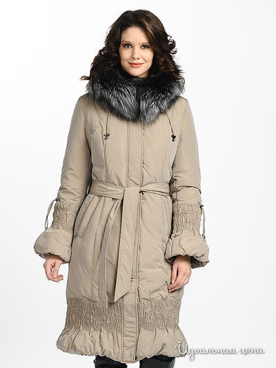 Пальто XcluSive&Soho, цвет цвет серый