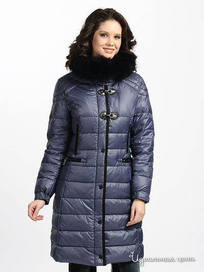 Полупальто XcluSive&Soho, цвет цвет темно-синий