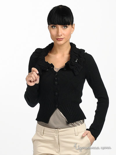 Жакет Cristina Gavioli, цвет цвет черный