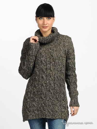 Свитер Cristina Gavioli, цвет цвет серо-коричневый