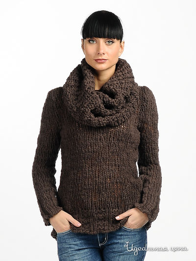 Джемпер Cristina Gavioli, цвет цвет темно-коричневый