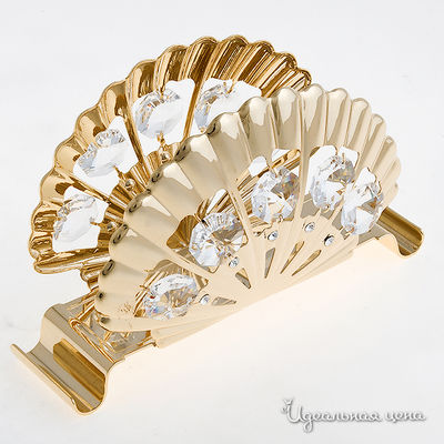 Салфетница Svarovski Crystal, цвет золото