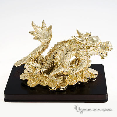 Дракон Svarovski Crystal, цвет золото