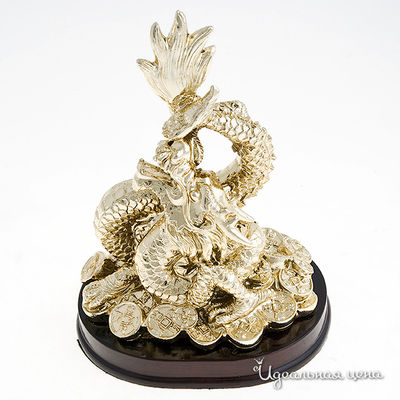 Дракон Svarovski Crystal, цвет золото