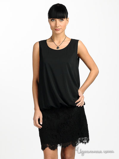 Платье Cristina Gavioli, цвет цвет черный