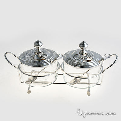 Набор Svarovski Crystal, цвет серебро