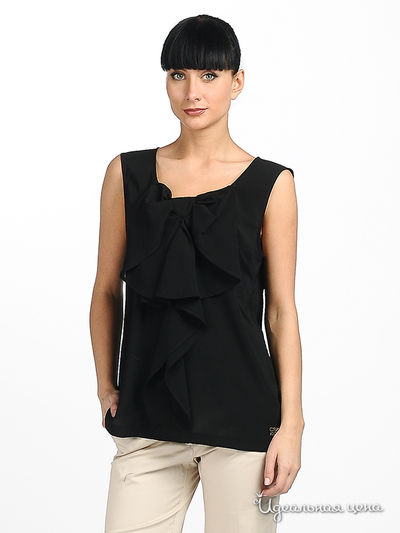 Топ Cristina Gavioli, цвет цвет черный